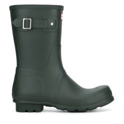 Kalosze Hunter. Zielone śniegowce Hunter, bez zapięcia. Za 399.99 zł.