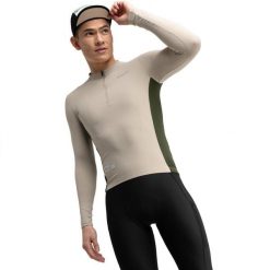 Męska koszulka rowerowa gravel z długim rękawem Kolarstwo Siroko GM3 Dempster. Brązowe bluzy SIROKO, m, bez wzorów, z materiału, bez kaptura. Za 254.00 zł.