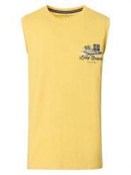 CASAMODA Top w kolorze żółtym rozmiar: XL. Żółte bezrękawniki CASAMODA, xl, bez wzorów, bez kołnierzyka, bez ramiączek. Za 52.42 zł.