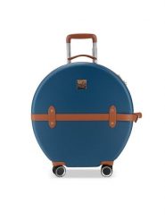 Semi Line Walizka kabinowa T5672-2 Granatowy. Niebieskie walizki Semi-line, bez wzorów, z tworzywa sztucznego. Za 239.99 zł.