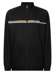 BOSS Bluza Authentic Jacket Z 50554779 Czarny Regular Fit. Czarne bluzy Boss, m, bez wzorów, z bawełny, bez kaptura. Za 429.99 zł.