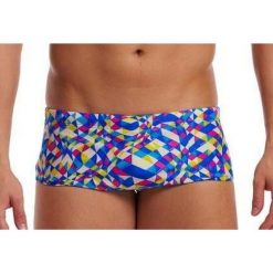 Trunki męskie Funky Trunks Time Warp - sidewinder. Odzież kąpielowa Funky Trunks, m, bez wzorów, sportowe. Za 139.00 zł.