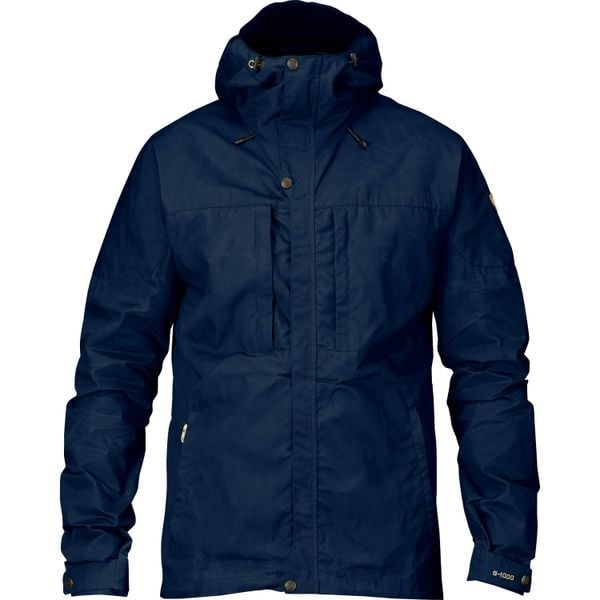 Kurtka uniwersalna męska Fjallraven Skogso. Czarne kurtki Fjällräven, m, bez wzorów, z materiału, z kapturem. Za 1,207.20 zł.