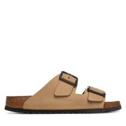 Klapki Birkenstock. Brązowe klapki Birkenstock. Za 599.99 zł.
