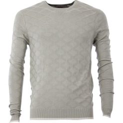 Sweter "I Had A Choice" w kolorze szarozielonym. Szare swetry nierozpinane marki 4 Funky Flavours, bez wzorów, bez kołnierzyka, bez ramiączek. W wyprzedaży za 197.95 zł.