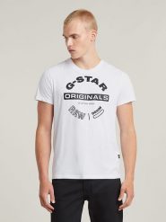 G-Star Koszulka w kolorze białym rozmiar: XL. Białe bezrękawniki G-Star, xl, bez wzorów, z bawełny, bez kołnierzyka, bez ramiączek. Za 87.81 zł.
