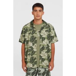 Koszula męska O'Neill Print. Zielone koszule O'Neill, na lato, m, bez wzorów, bez kołnierzyka, bez ramiączek. Za 259.00 zł.