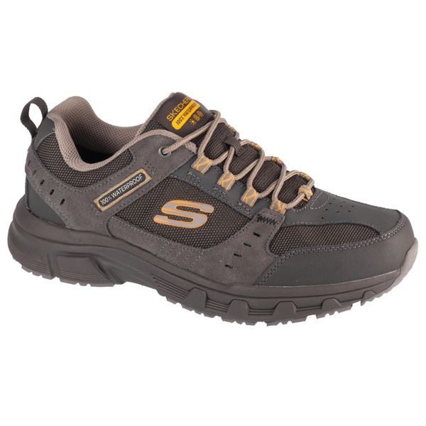Buty sportowe Sneakersy męskie, Oak Canyon - Rydell. Brązowe buty sportowe casual Skechers, bez wzorów, bez zapięcia. Za 389.99 zł.