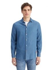 Scotch & Soda Koszula w kolorze niebieskim rozmiar: M. Niebieskie koszule Scotch & Soda, m, bez wzorów, z bawełny, bez kołnierzyka, bez ramiączek. Za 163.64 zł.