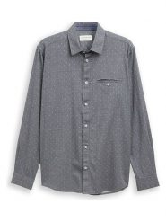 Tom Tailor Koszula - Regular fit - w kolorze szarym rozmiar: XL. Szare koszule Tom Tailor, xl, bez wzorów, z bawełny, bez kołnierzyka, bez ramiączek. Za 87.61 zł.