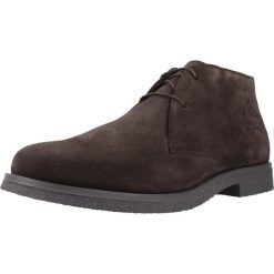 Buty GEOX U CLAUDIO Brązowy. Brązowe buty turystyczne Geox, bez wzorów, ze skóry, bez zapięcia, trekkingowe. Za 328.99 zł.