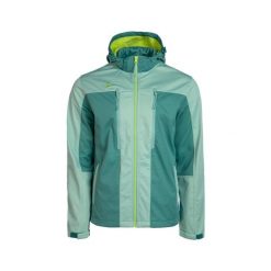 Kurtka Bediel M Soft Shell: ochrona, wygoda i styl dla poszukiwaczy przygód. Niebieskie kurtki Izas, m, bez wzorów, bez kaptura. Za 486.91 zł.