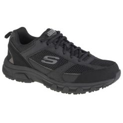 Buty sportowe Sneakersy męskie, Skechers Oak Canyon-Verketta. Czarne buty sportowe casual Skechers, bez wzorów, z gumy, bez zapięcia. Za 349.90 zł.
