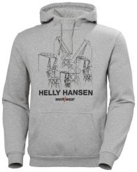 Bluza sportowa na codzień męska Helly Hansen. Bluzy z kapturem Helly Hansen, m, bez wzorów, z bawełny, z kapturem. Za 110.99 zł.