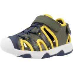 Sandały GEOX B S.MULTY B.B Zielony. Zielone sandały Geox, z syntetyku, bez zapięcia. Za 159.99 zł.