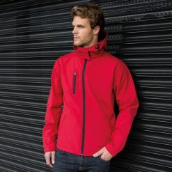 Męska Kurtka Softshell Z Kapturem Core Lite. Czarne kurtki RESULT, l, bez wzorów, z elastanu, z kapturem. Za 176.99 zł.