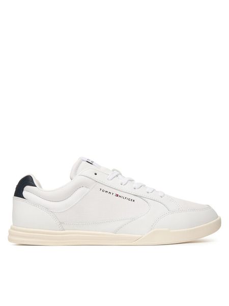 Tommy Hilfiger Sneakersy Lo Pro Cupsole Perf Leather FM0FM05944 Biały. Białe buty sportowe casual Tommy Hilfiger, bez wzorów, ze skóry, bez zapięcia. Za 449.99 zł.
