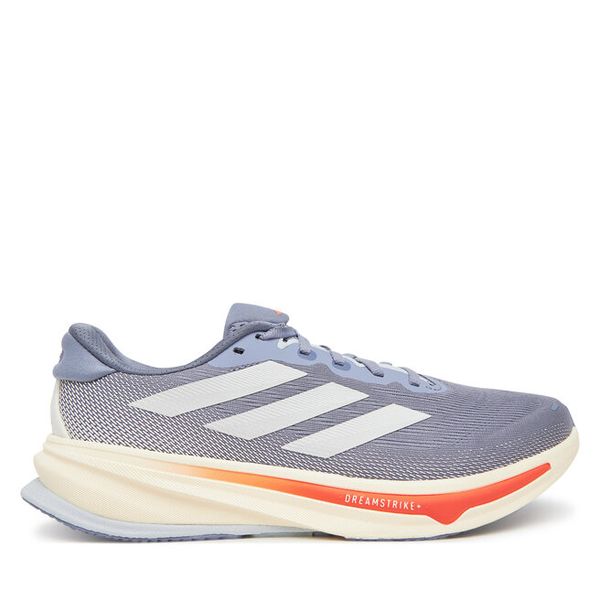 Buty do biegania adidas. Niebieskie buty do biegania Adidas, bez wzorów, bez zapięcia, do biegania. Za 429.99 zł.