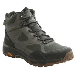 Buty trekkingowe męskie Karrimor Spiral Mid. Zielone trekkingi Karrimor, bez wzorów, z materiału, przed kolano, bez zapięcia. Za 460.79 zł.