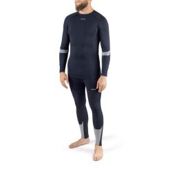 Komplet bielizny termoaktywnej narciarskiej męskiej Viking Volcanic. Niebieskie bielizna termoaktywna Viking, na zimę, m, bez wzorów, bez ramiączek, narciarskie. Za 379.90 zł.