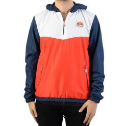 Wiatroszczelna kurtka Ellesse Heritage Mężczyźni. Białe kurtki Ellesse, m, z aplikacjami, z materiału, bez kaptura. Za 203.35 zł.