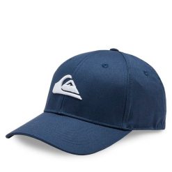 Czapka z daszkiem Quiksilver. Niebieskie czapki z daszkiem Quiksilver, bez wzorów. Za 99.99 zł.