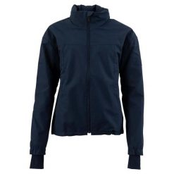 Kurtka jeździecka z pełnym zamkiem BR Equitation Essentials. Niebieskie kurtki BR, m, bez wzorów, ze skóry, bez kaptura. Za 388.60 zł.
