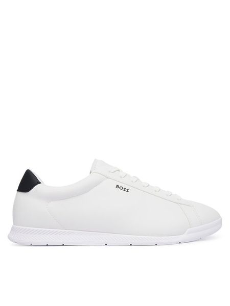 BOSS Sneakersy Nitan 50568470 Beżowy. Brązowe buty sportowe casual Boss, bez wzorów, ze skóry, bez zapięcia. Za 699.99 zł.