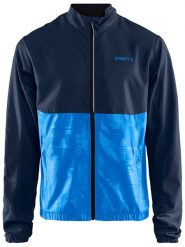 Craft Kurtka sportowa "Eaze" w kolorze niebiesko-granatowym rozmiar: L. Niebieskie kurtki outdoor i hardshell Craft, l, bez wzorów, z materiału, bez kaptura. Za 151.95 zł.