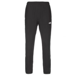 Spodnie sportowe męskie Ellesse Ezio. Czarne spodnie treningowe długie Ellesse, m, bez wzorów, z dresówki. Za 139.99 zł.