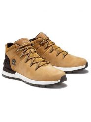 Timberland Skórzane buty trekkingowe "Sprint" w kolorze jasnobrązowym rozmiar: 41. Brązowe buty trekkingowe Timberland, bez wzorów, bez zapięcia. Za 456.95 zł.