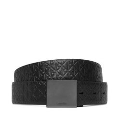 Pasek Calvin Klein. Czarne paski CALVIN KLEIN, bez wzorów. Za 289.99 zł.