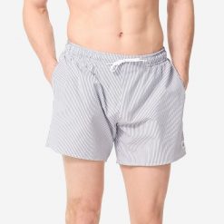 Spodenki surfingowe męskie Olaian 100 15" teksturowane. Odzież kąpielowa OLAIAN, m, bez wzorów, z materiału, sportowe. Za 59.99 zł.