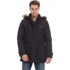 Kurtka w kolorze czarnym. Czarne kurtki Denim Culture, na zimę, l, bez wzorów, bez kaptura. W wyprzedaży za 299.95 zł.