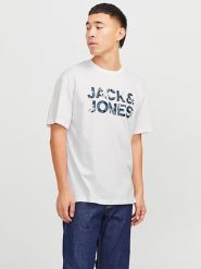 Jack & Jones Koszulka w kolorze białym rozmiar: L. Białe bezrękawniki Jack & Jones, l, bez wzorów, z bawełny, bez kołnierzyka, bez ramiączek. Za 32.90 zł.