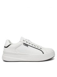 KARL LAGERFELD Sneakersy KL54020 Biały. Białe buty sportowe casual KARL LAGERFELD, bez wzorów, ze skóry, bez zapięcia. Za 769.99 zł.