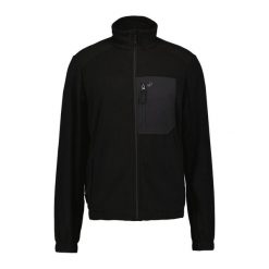 Polar outdoor Solognac 500. Czarne bluzy z polaru SOLOGNAC, m, bez wzorów, z bawełny, bez kaptura. Za 99.99 zł.