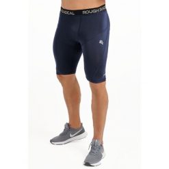 Spodenki fitness męskie Rough Radical Tight Shorts. Niebieskie szorty ROUGH RADICAL, m, bez wzorów, sportowe. W wyprzedaży za 69.95 zł.