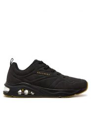 Skechers Sneakersy Casairal 183090/BBK Czarny. Czarne buty sportowe casual Skechers, bez wzorów, ze skóry, bez zapięcia. Za 339.99 zł.