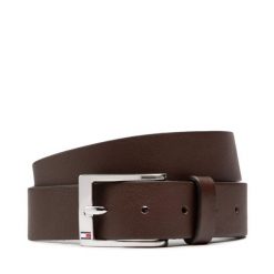 Pasek Męski Tommy Hilfiger. Brązowe paski Tommy Hilfiger, bez wzorów. Za 189.99 zł.