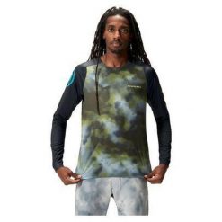 Longsleeve rowerowy męski Endura Pixel Cloud Ltd. Czarne bluzy ENDURA, m, bez wzorów, bez kaptura. Za 199.99 zł.