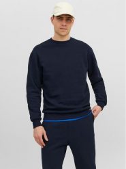 Jack&Jones Bluza Bradley 12249341 Granatowy Relaxed Fit. Niebieskie bluzy Jack&Jones, m, bez wzorów, z syntetyku, bez kaptura. Za 89.99 zł.