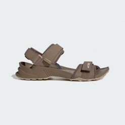 Sandały Terrex Hydroterra. Zielone sandały Adidas, z gumy, bez zapięcia. Za 239.00 zł.