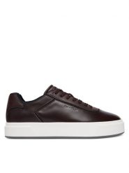 Calvin Klein Sneakersy Basket Cups Oxf Lth-Neo HM0HM02204 Brązowy ciemny. Brązowe buty sportowe casual CALVIN KLEIN, bez wzorów, ze skóry, bez zapięcia. Za 529.99 zł.