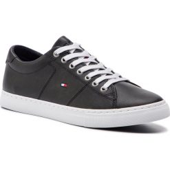 Sneakersy TOMMY HILFIGER - Essential Leather Sneaker FM0FM02203 Black 990. Buty sportowe casual marki Tommy Hilfiger. Za 449.00 zł.