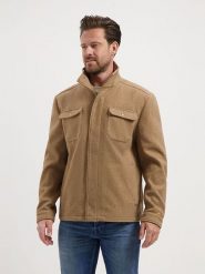 TRAVELIN' Kurtka przejściowa w kolorze beżowym rozmiar: M. Brązowe kurtki Travelin', m, bez wzorów, bez kaptura. Za 326.99 zł.