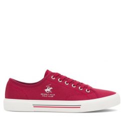 Tenisówki Beverly Hills Polo Club. Czerwone trampki Beverly Hills Polo Club, m, bez wzorów, bez zapięcia. Za 149.99 zł.