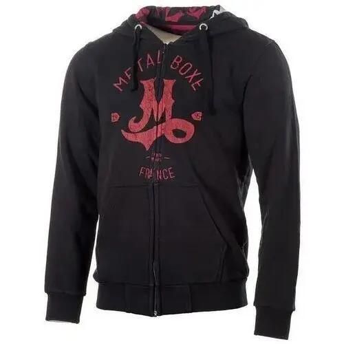 Bluza z kapturem Metal Boxe M. Czarne bluzy z kapturem METAL BOXE, l, bez wzorów, z bawełny, z kapturem. Za 265.50 zł.