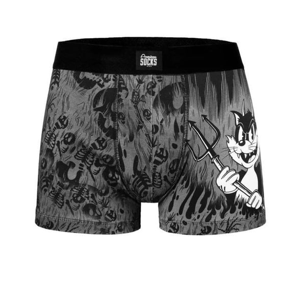 Bokserki American Socks Zły Kot. Bokserki AMERICAN SOCKS, m, bez wzorów. Za 113.79 zł.