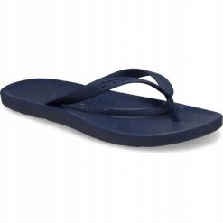 Kapcie Crocs Klapki Crocs Dorosłych. Niebieskie klapki Crocs, z materiału. Za 119.99 zł.